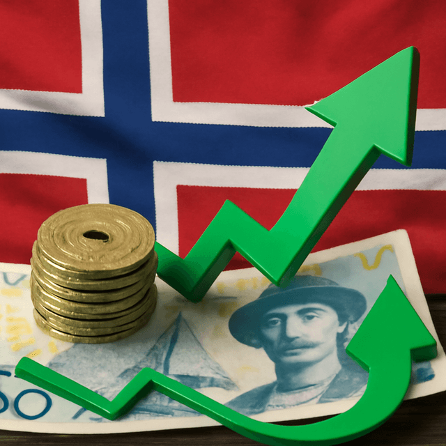 FX Updates: Norwegian Krone has appreciated by 1.18%.